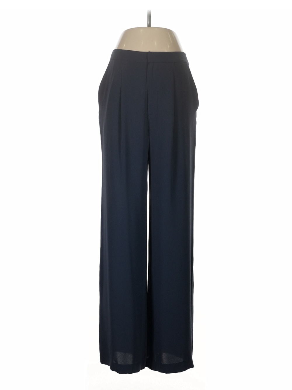 Something Navy Wide Leg Dress Pants Sz 6 Navy Mid Rise Trouser